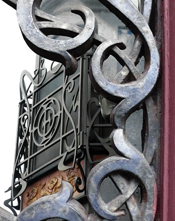 Art Nouveau metal work