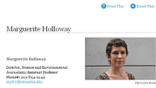 profile page
